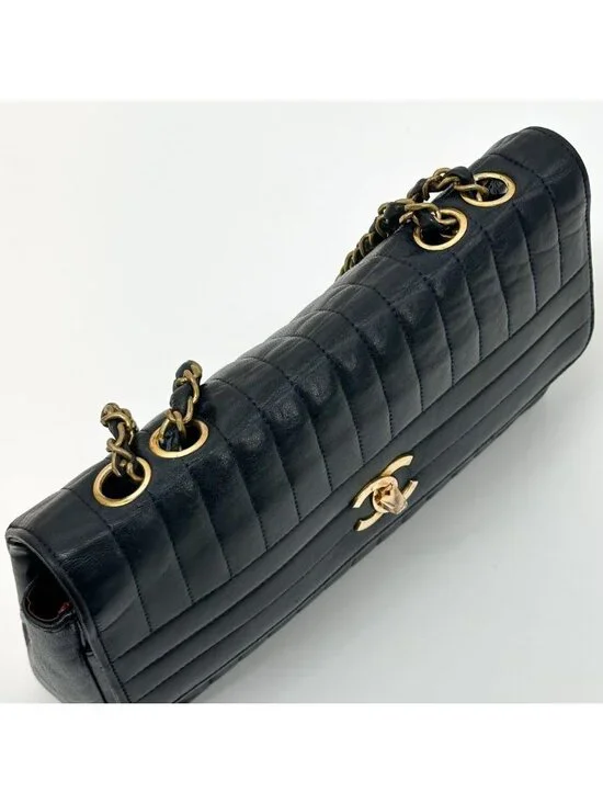 Chanel Mademoiselle Quilted Chain Shoulder Bag Vintage - Picture 12 of 16